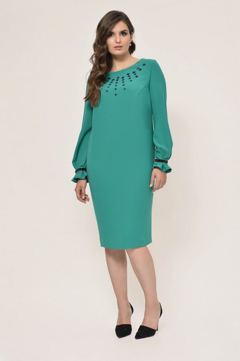 Платье Faufilure С888 зеленый