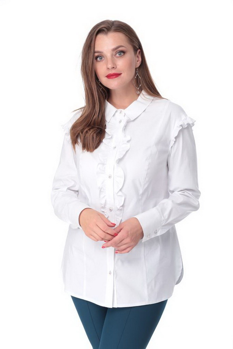 Блузы Djerza 0191 белый