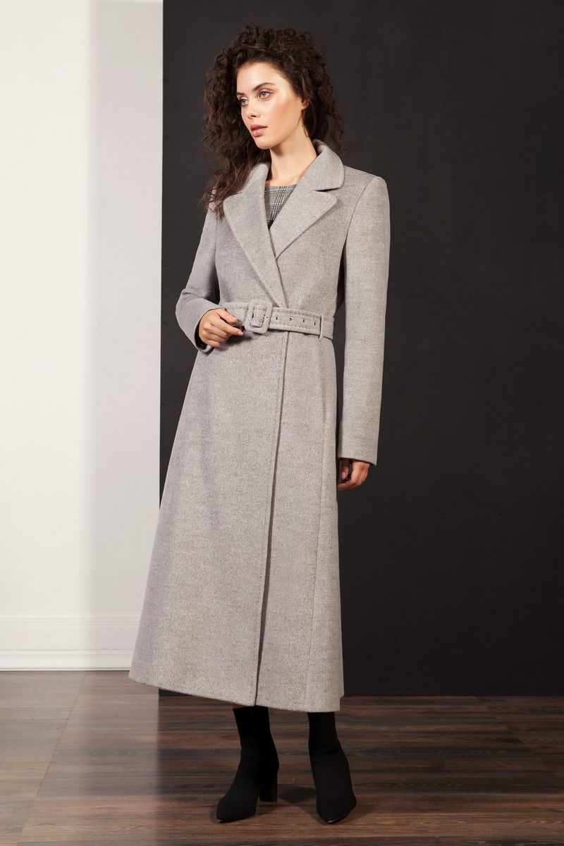 Женское пальто Nova Line 1922 серый