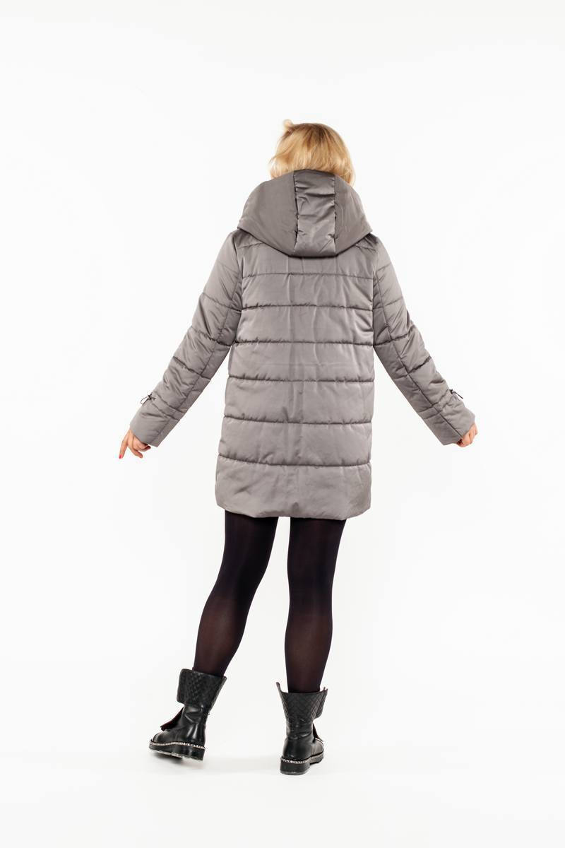 Женское пальто Bugalux 414 176-серый