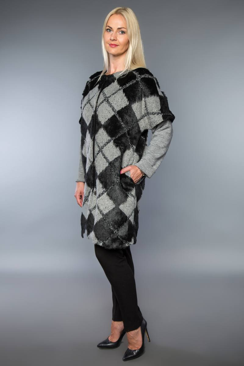 Женское пальто Avila 0737 серый