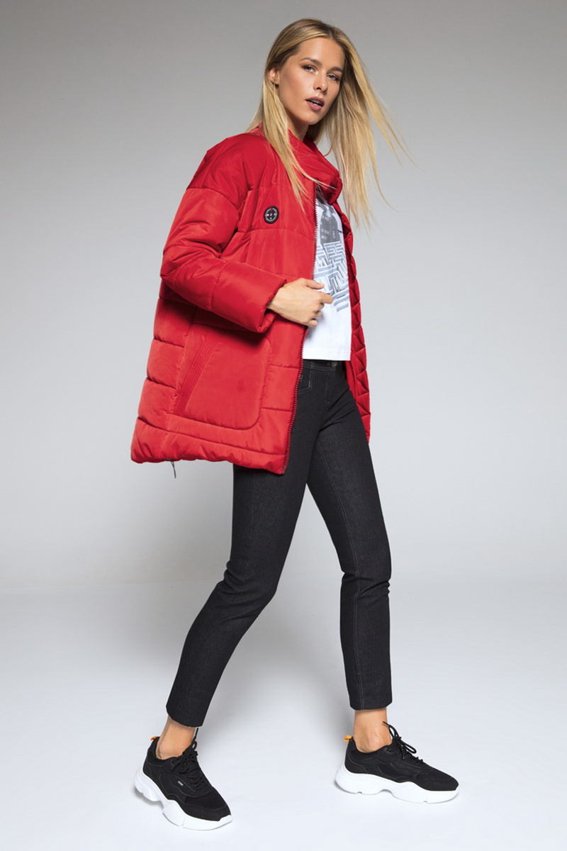 Женская куртка LaVeLa L70007 красный