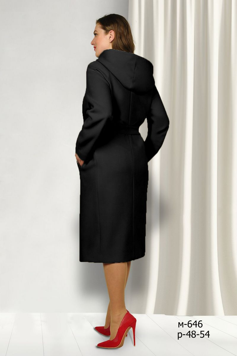 Женское пальто Fortuna. Шан-Жан 646 черный