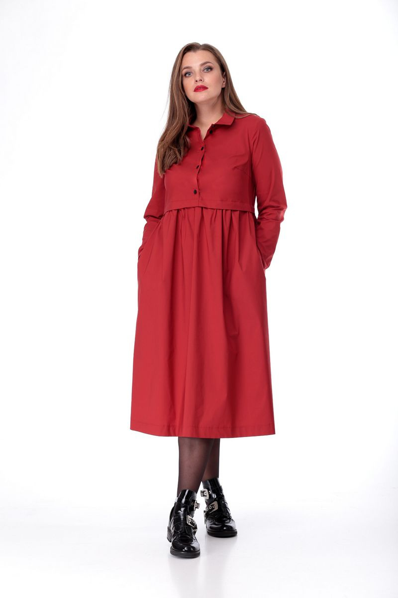 Платье Talia fashion ПЛ-107 красный