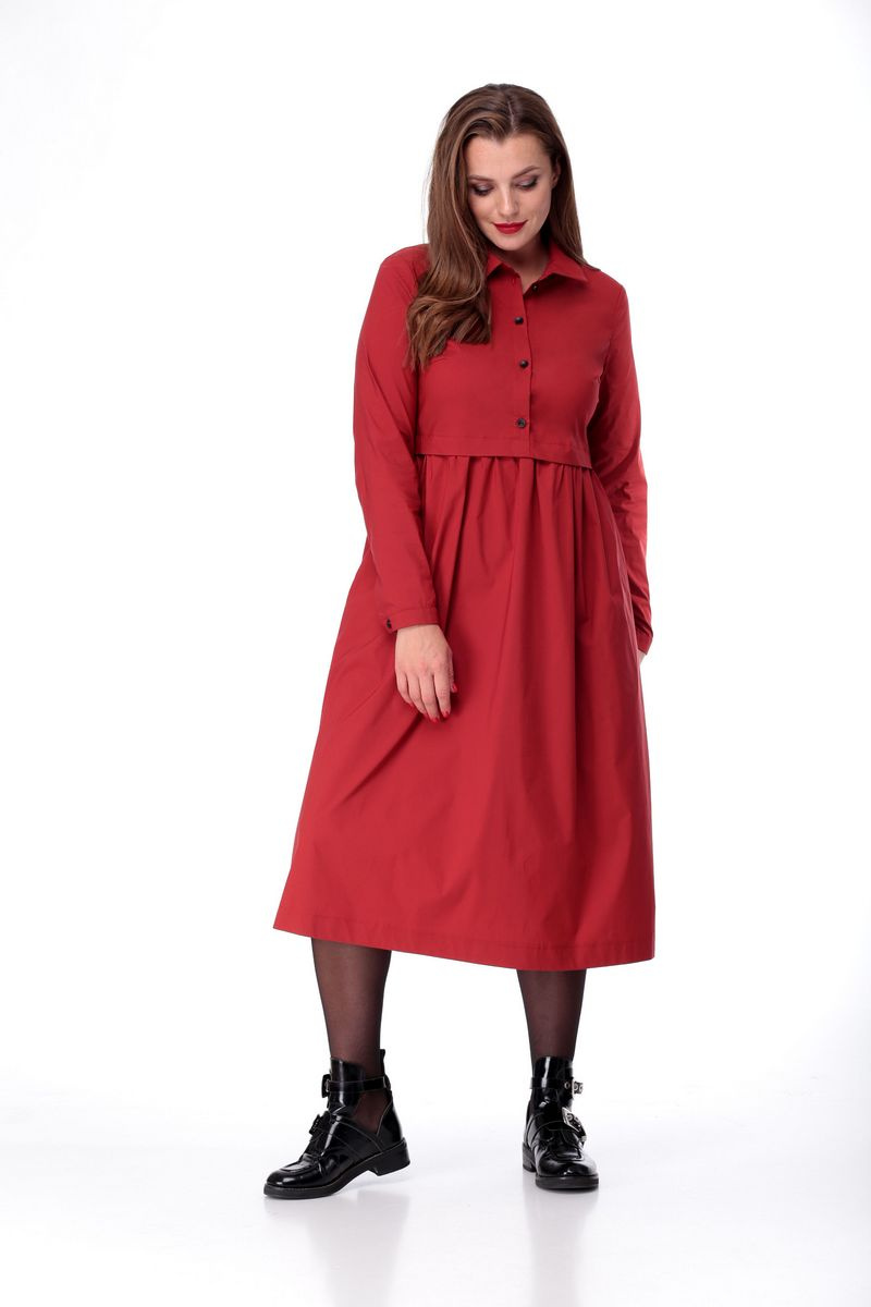 Платье Talia fashion ПЛ-107 красный