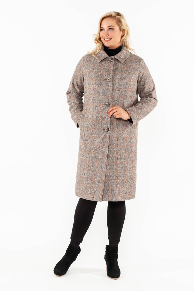 Женское пальто Bugalux 410 164-коричневый