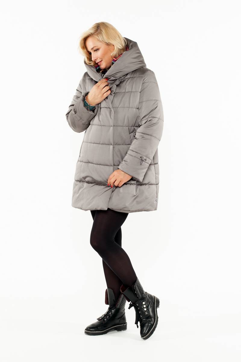 Женское пальто Bugalux 414 164-серый