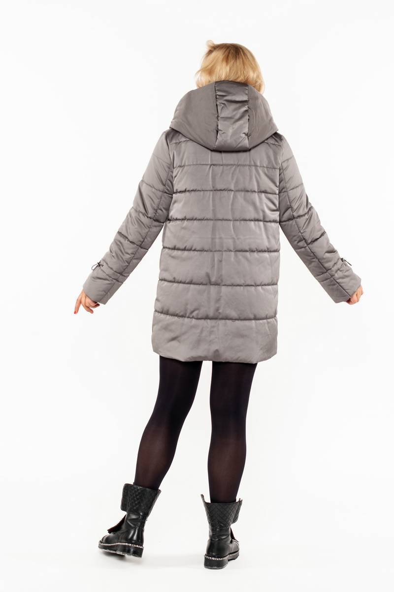 Женское пальто Bugalux 414 170-серый