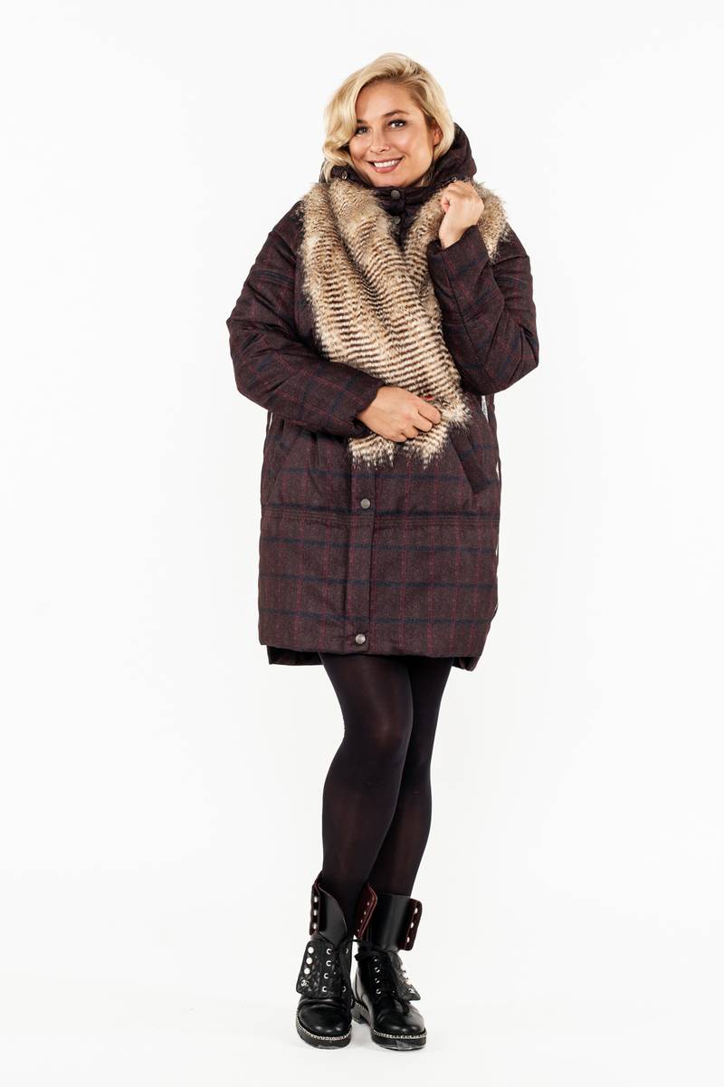 Женское пальто Bugalux 417 170-вишня