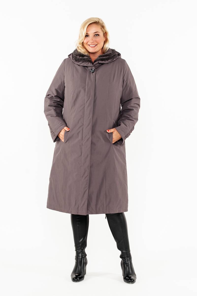 Женское пальто Bugalux 910 164-серый