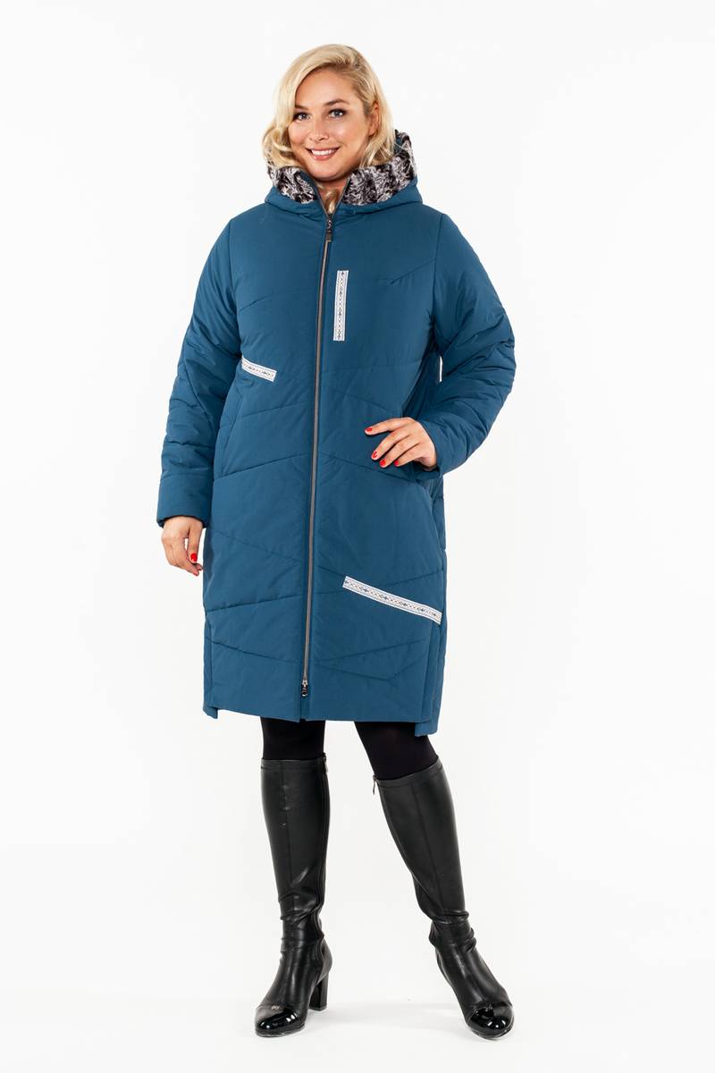 Женское пальто Bugalux 928 164-изумруд
