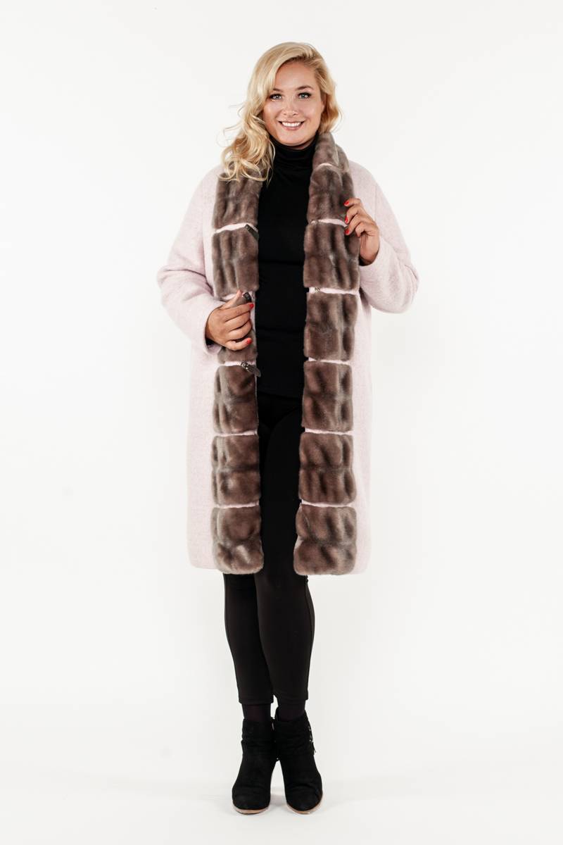 Женское пальто Bugalux 955 164-розовый