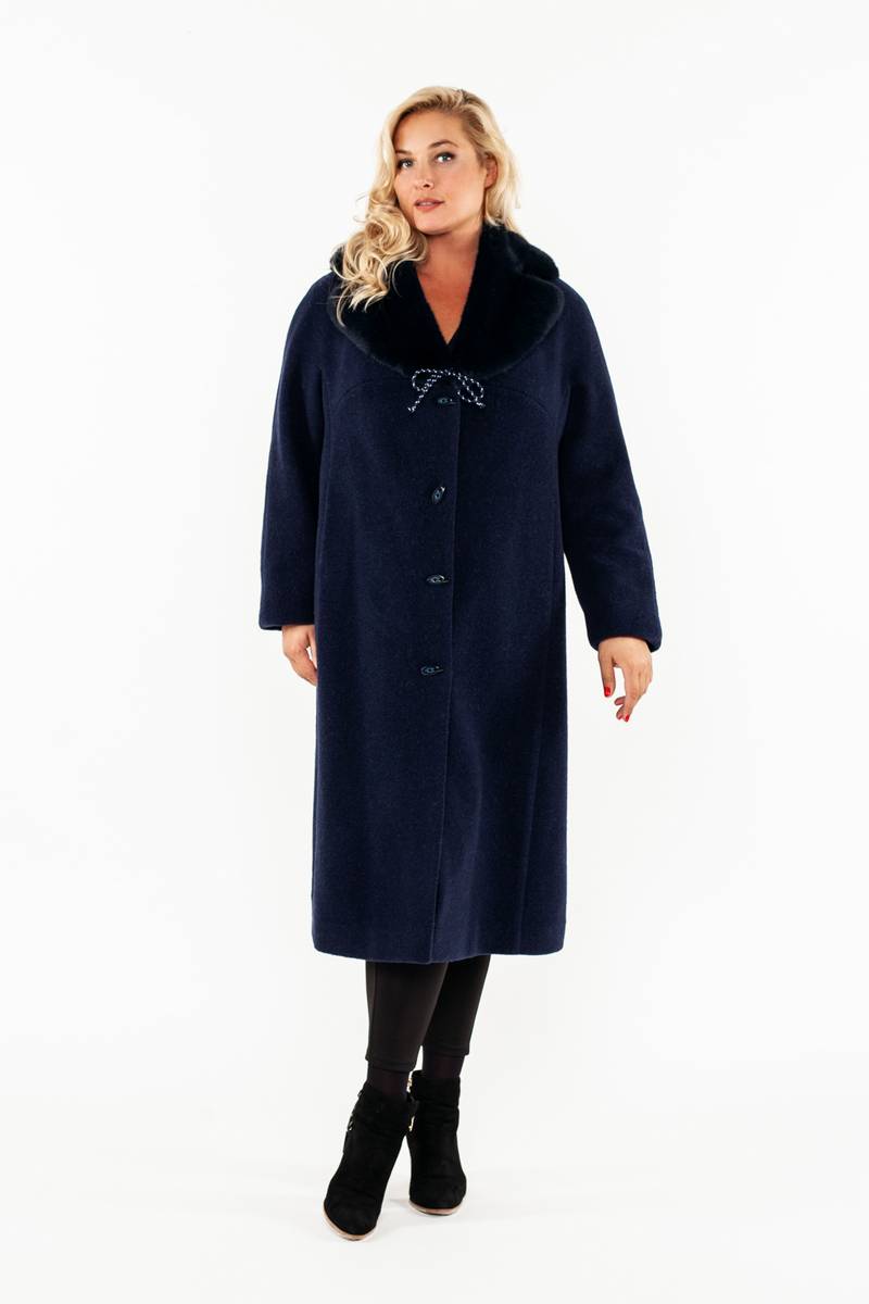 Женское пальто Bugalux 939 170-синий