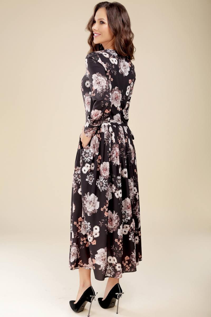 Платье Teffi Style L-1439 герберы