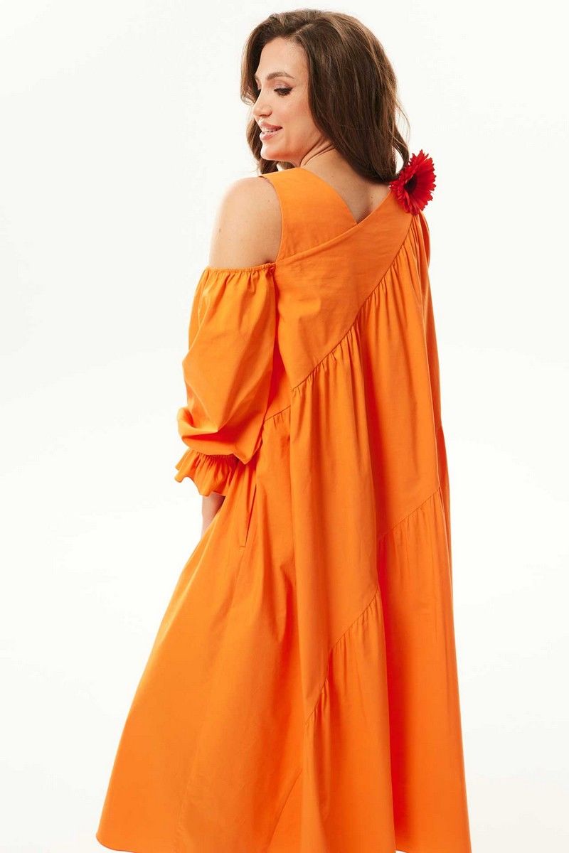Платья Mislana С937 оранжевый