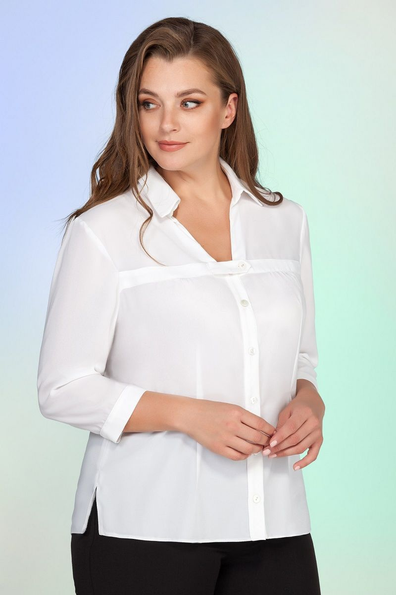 Блузы Vitol Fashion В-106/1 белый