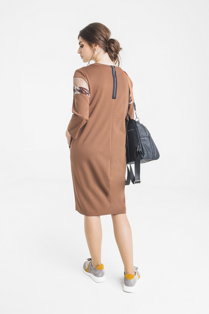 Платье ELLETTO 1720 коричневый