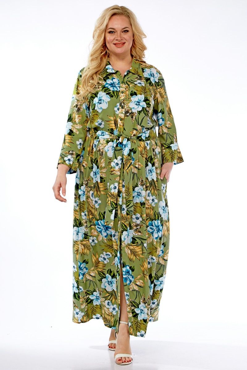 Платья Celentano lite 5004.2 оливковый