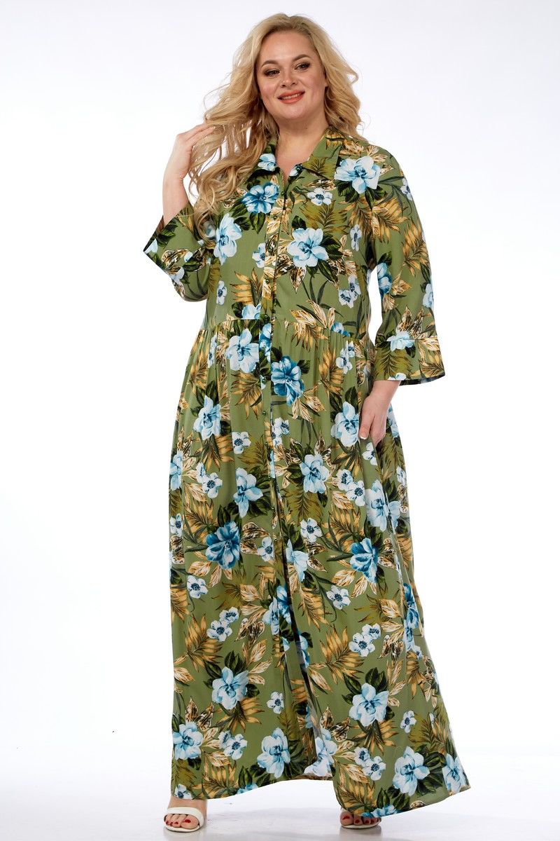 Платья Celentano lite 5004.2 оливковый