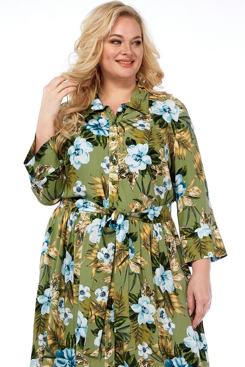 Платья Celentano lite 5004.2 оливковый