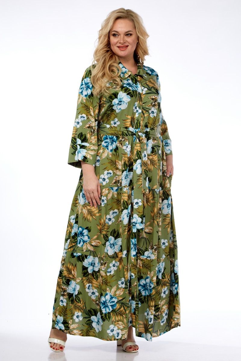 Платья Celentano lite 5005.1 оливковый