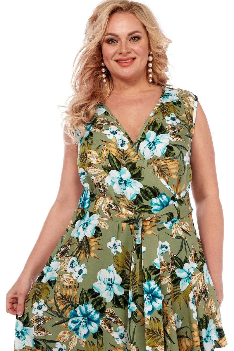 Платья Celentano lite 5007.1 оливковый