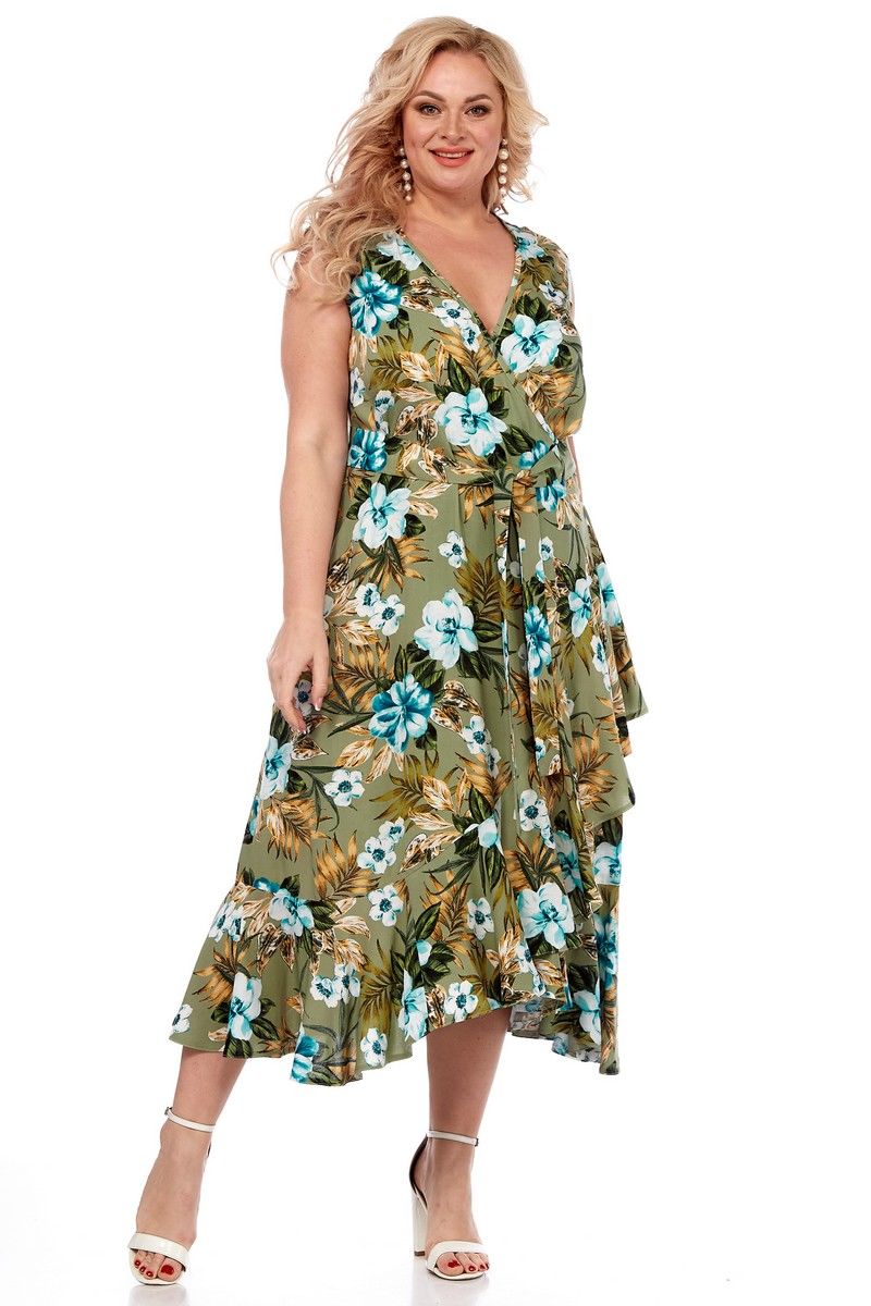 Платья Celentano lite 5007.1 оливковый