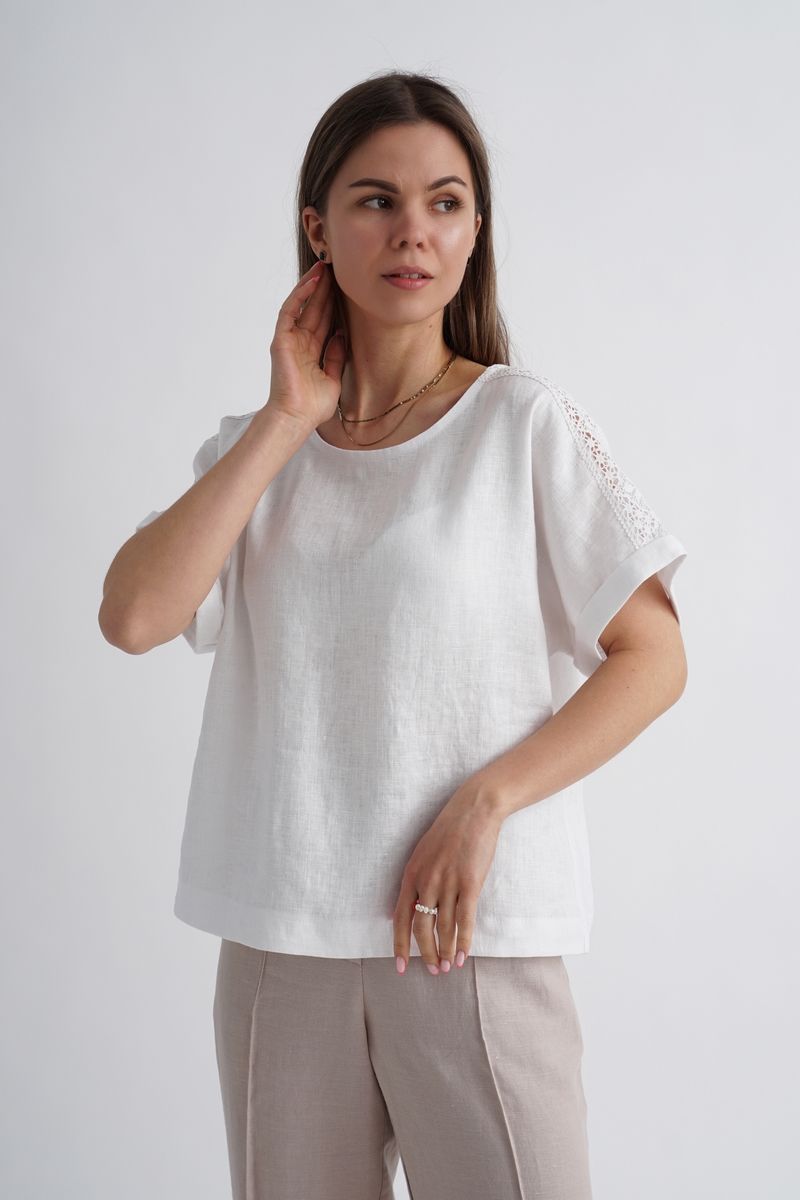 Блузы Mirolia 1175 белый