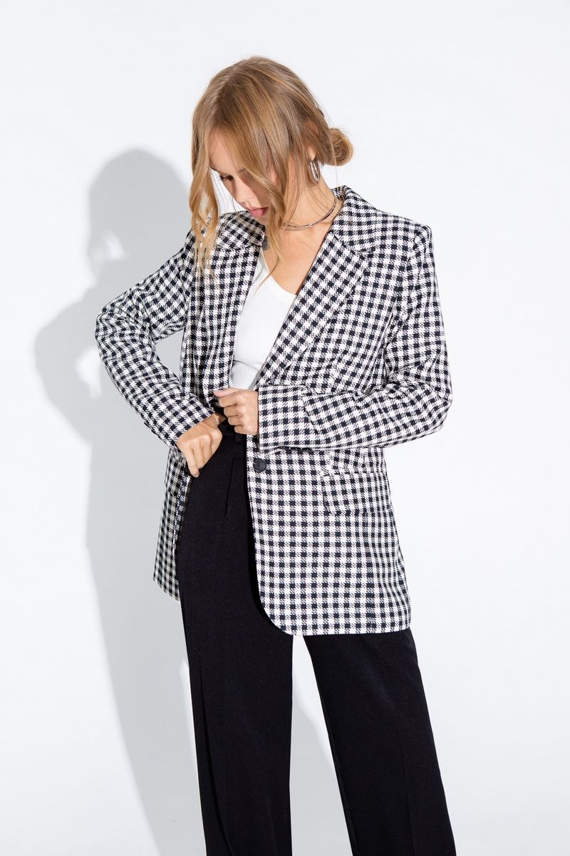 Жакеты PiRS 4585 черно-белый