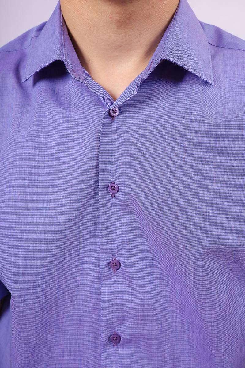 Рубашки с коротким рукавом Nadex 01-036122/203-23_170-176 меланж_фиолетовый