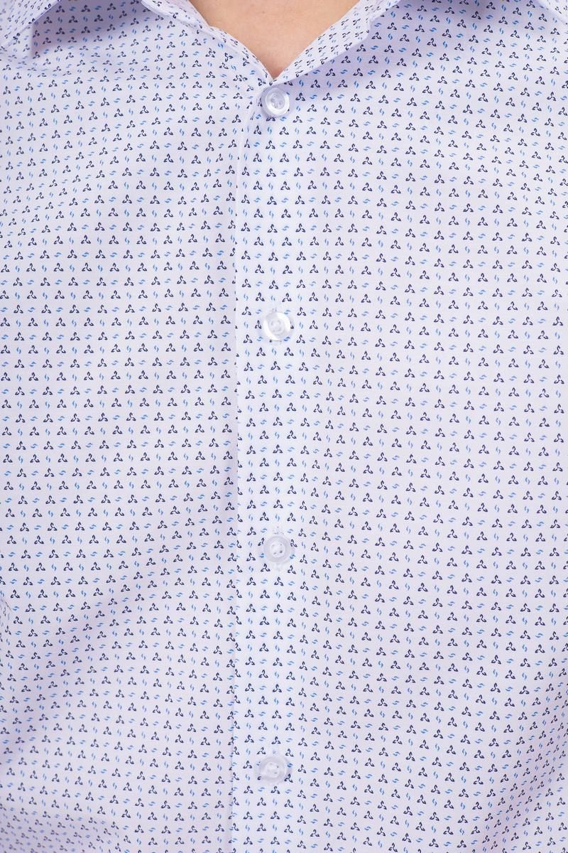 Рубашки с коротким рукавом Nadex 01-036122/504-23_182 бело-голубой