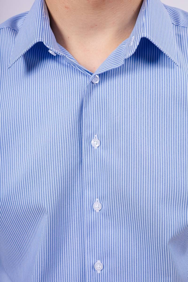 Рубашки с коротким рукавом Nadex 01-047521/307-23_182-188 голубо-белый
