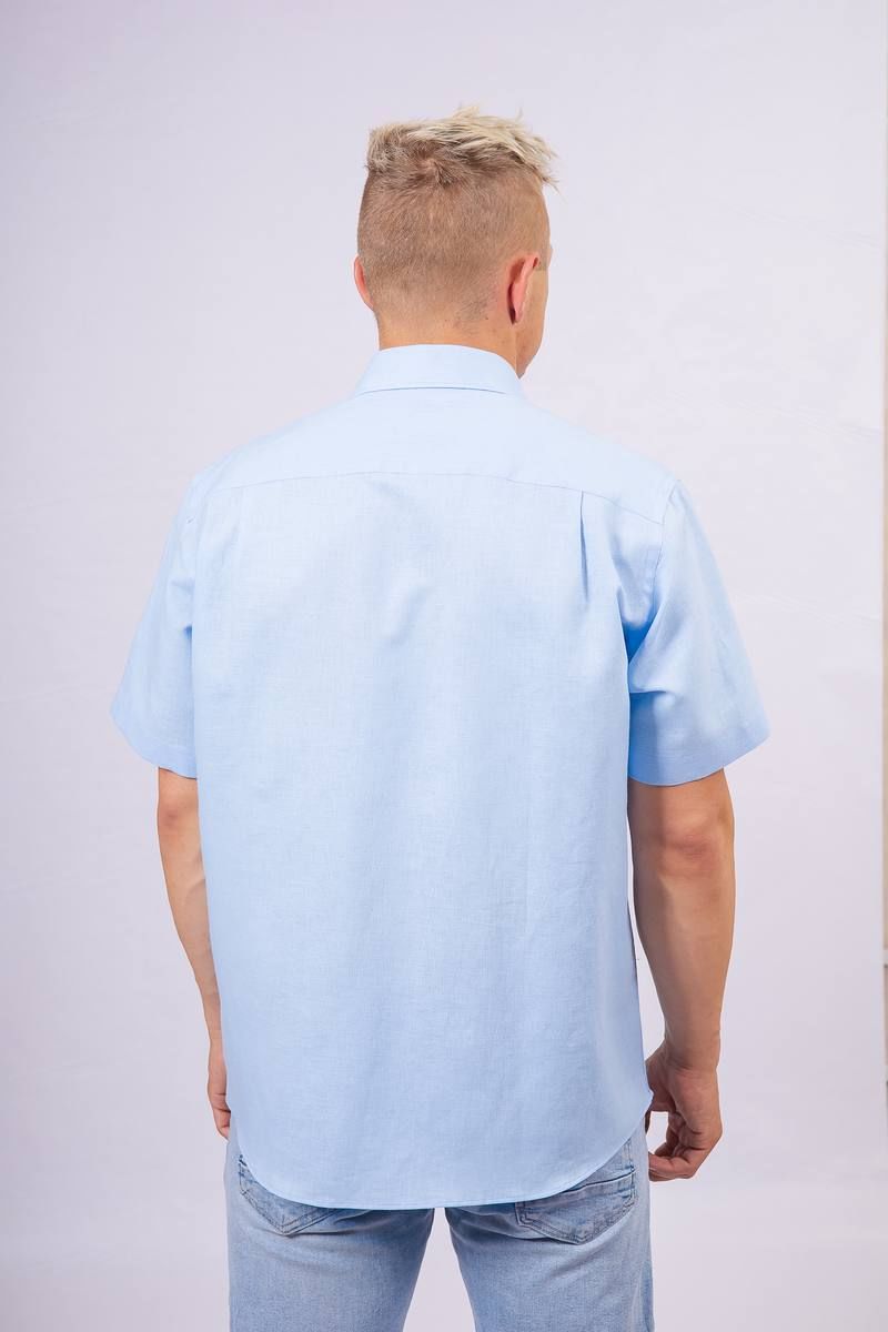 Рубашки с коротким рукавом Nadex 01-073323/211-23_182-188 голубой