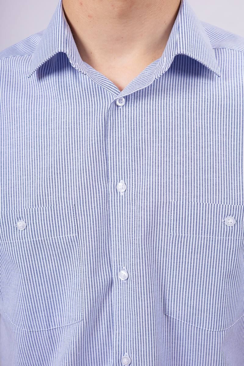 Рубашки с коротким рукавом Nadex 01-073323/329-23_182 сине-белый