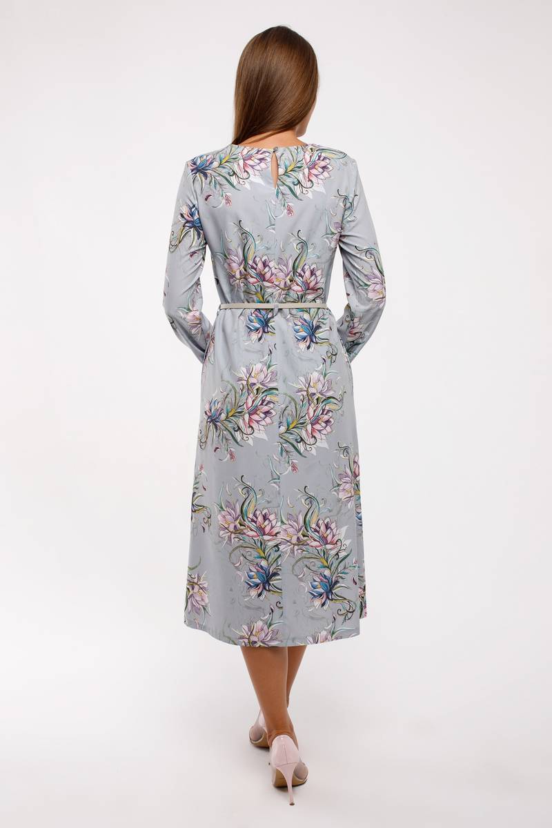 Платье Madech 195333 серый,розовый