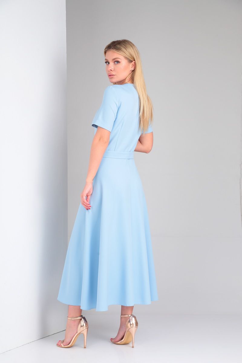 Платья Lady Line 547 голубой