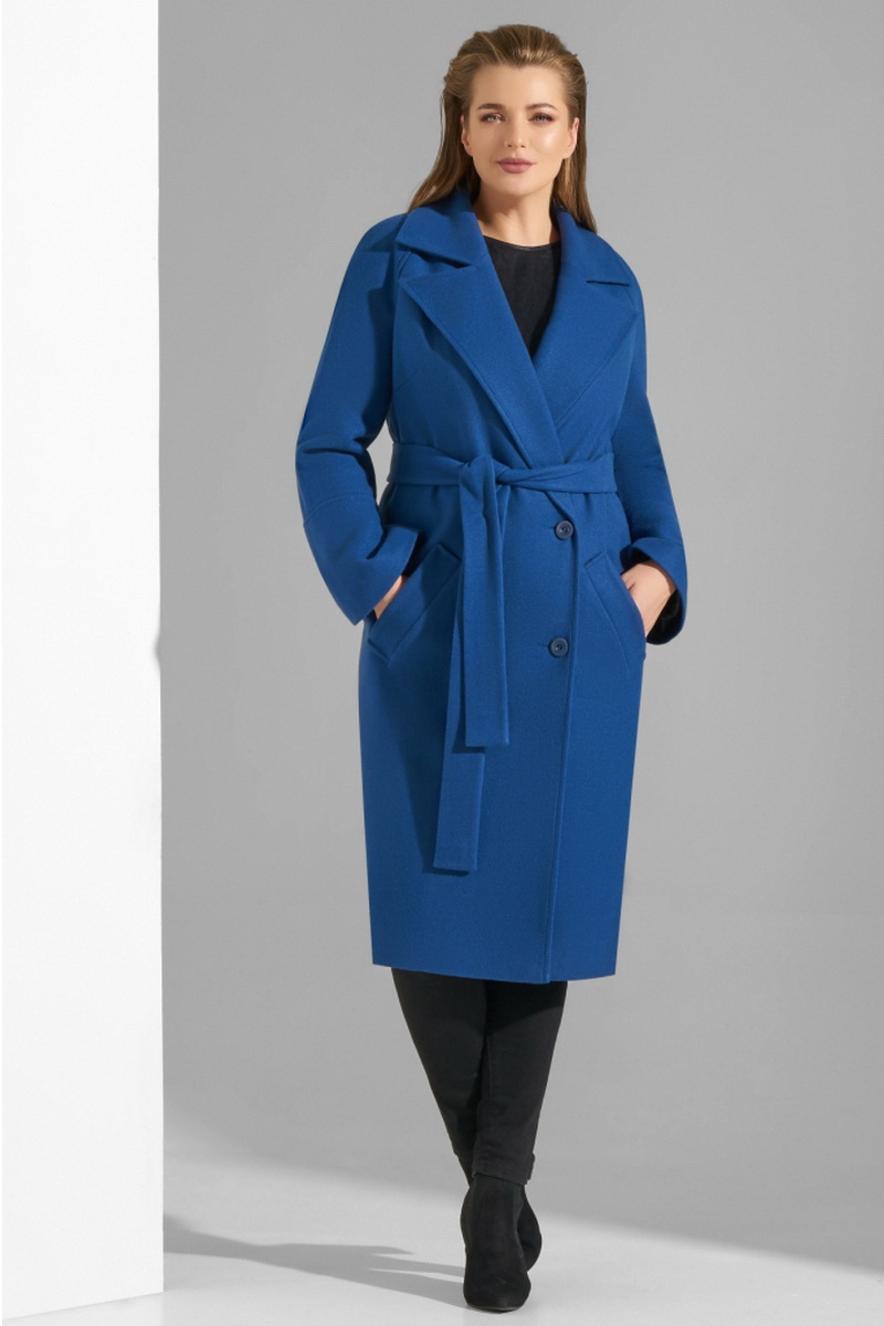 Женское пальто Lissana 3829 синий