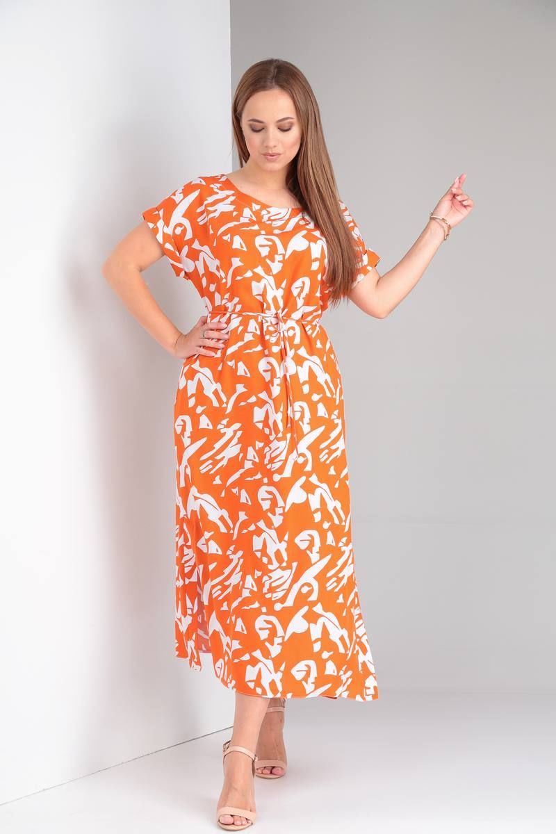 Платья TVIN 7733 оранж