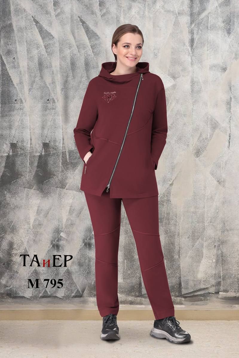 Женский комплект с верхней одеждой TAiER 795 бордо