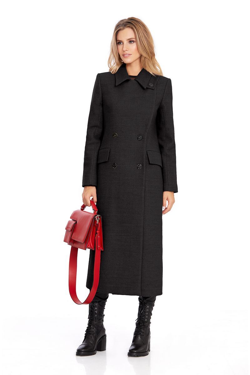 Женское пальто PiRS 801 черный