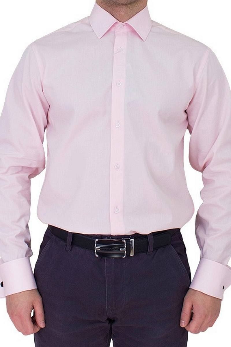 Рубашки с длинным рукавом Nadex 676022И_182 светло-розовый.