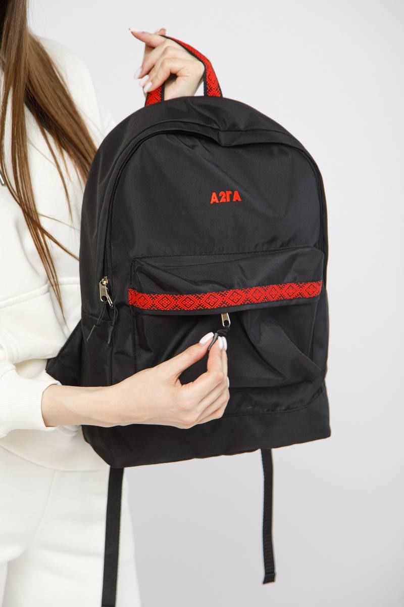 Женская сумка А2ГА J3 черно-красный