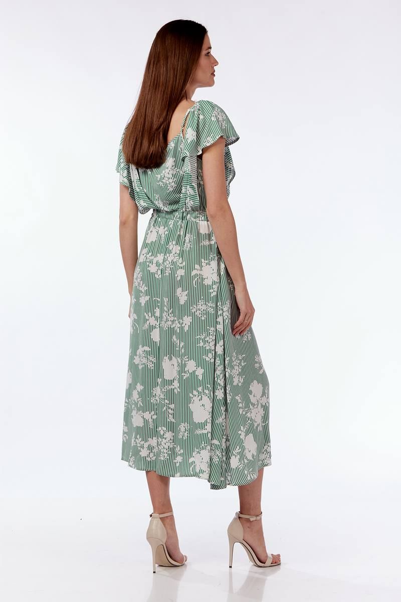 Платья Lady Style Classic 1898 зеленый_с_молочным