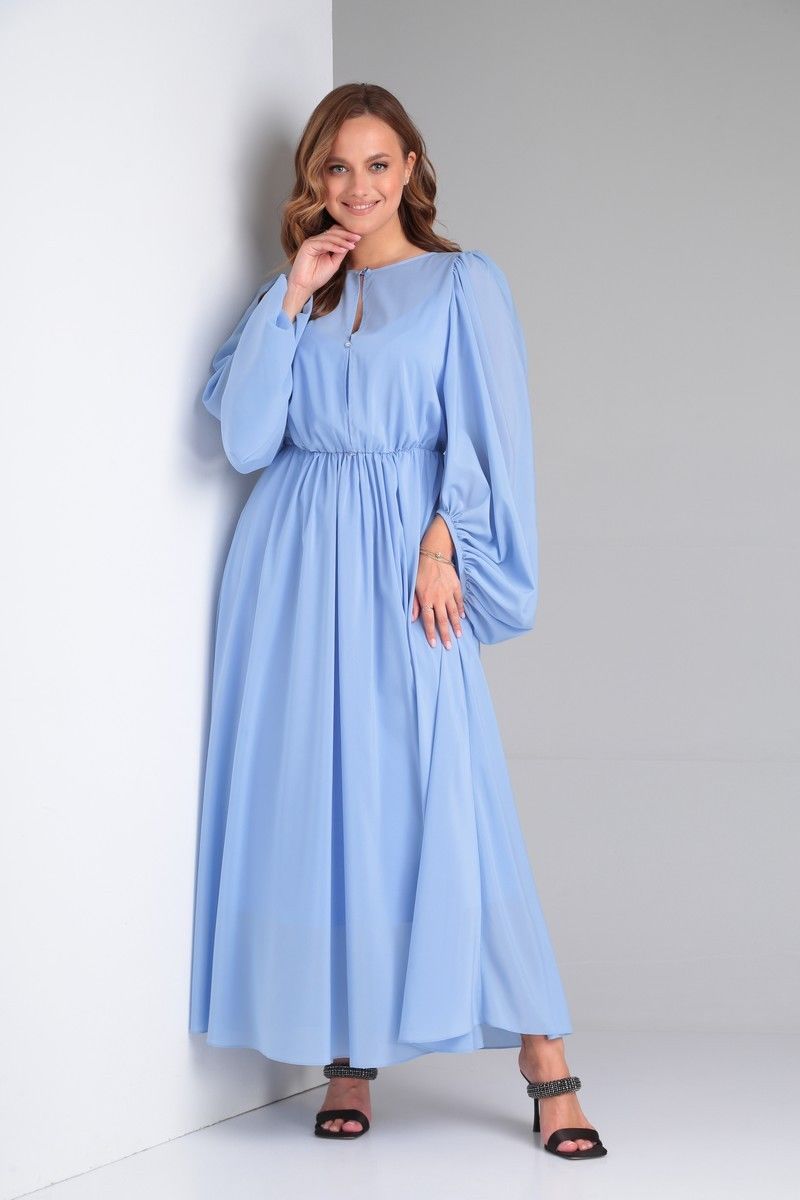 Платья Lady Line 552 голубой