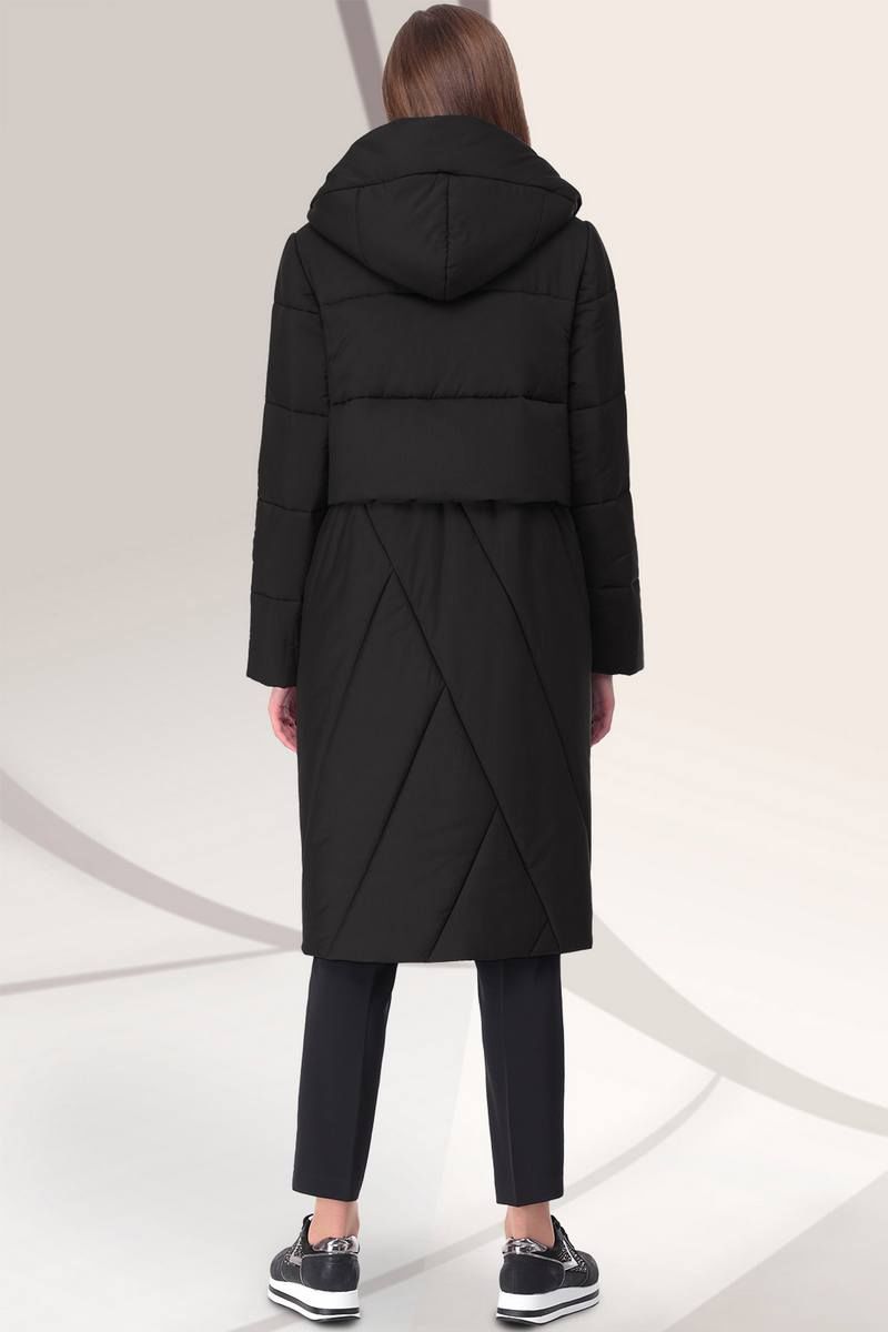 Женское пальто LeNata 11043 черный