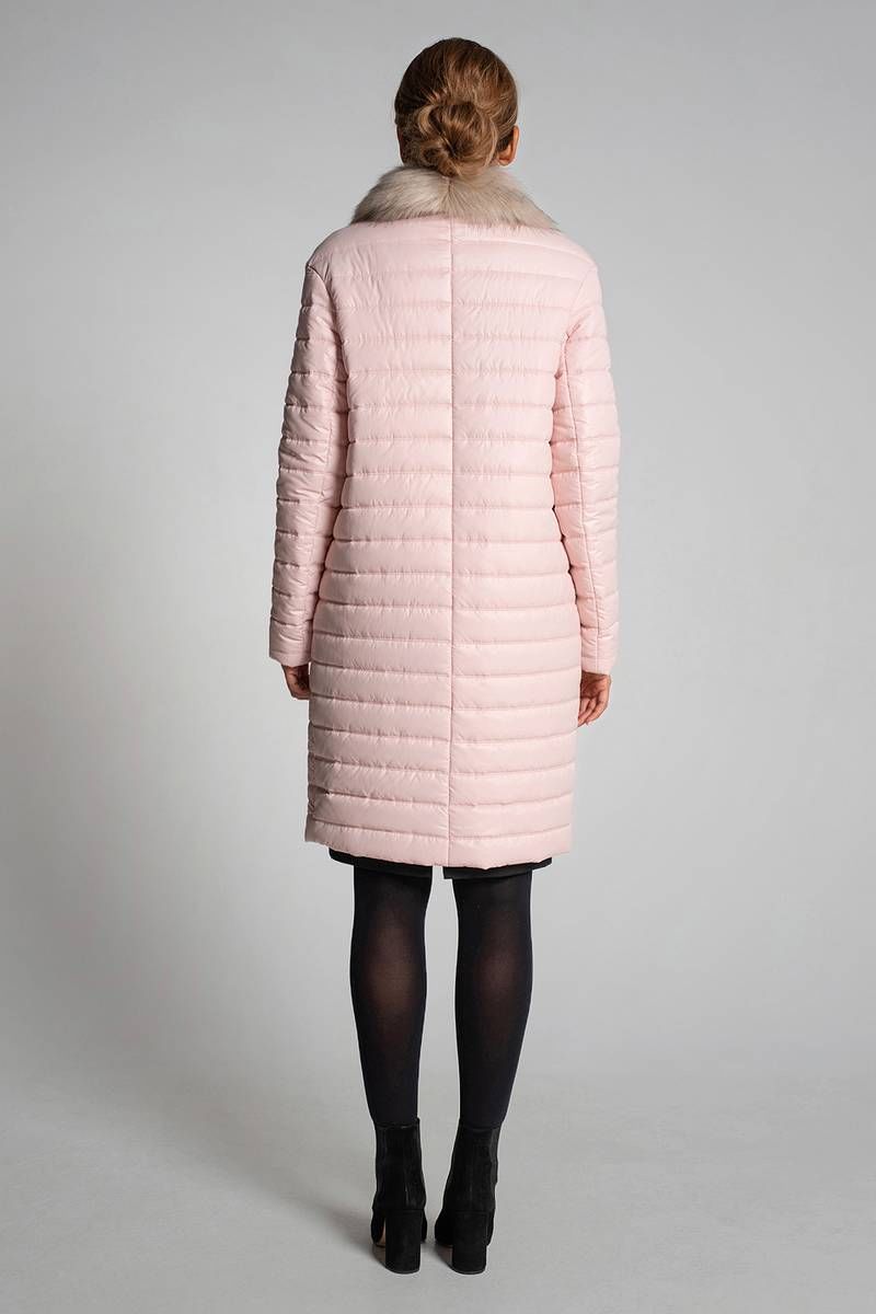 Женское пальто Gotti 414-1м розовый