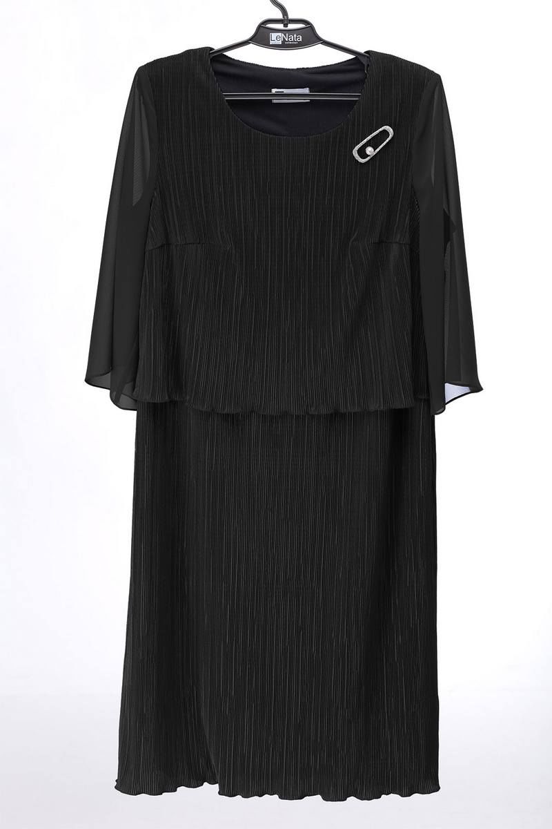Платье LeNata 11058 черный