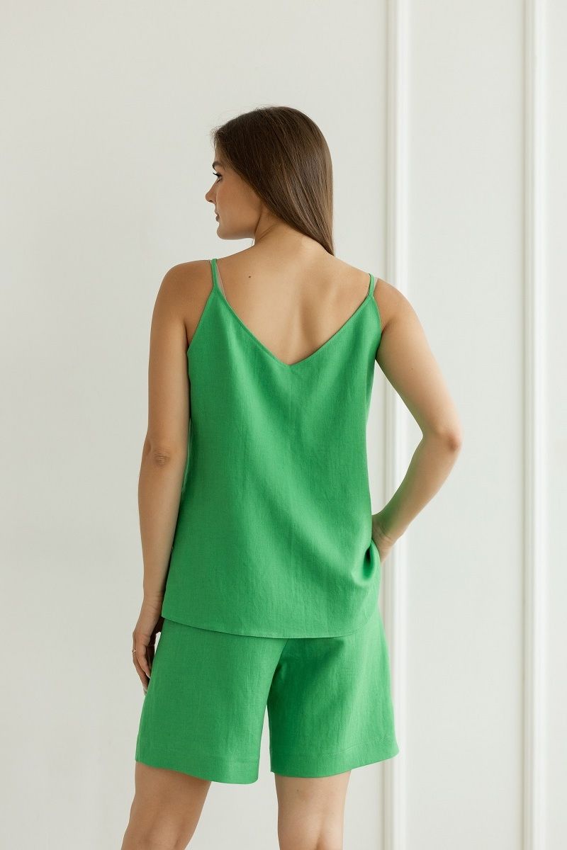 Женский комплект с шортами Atelero 1073 зеленый