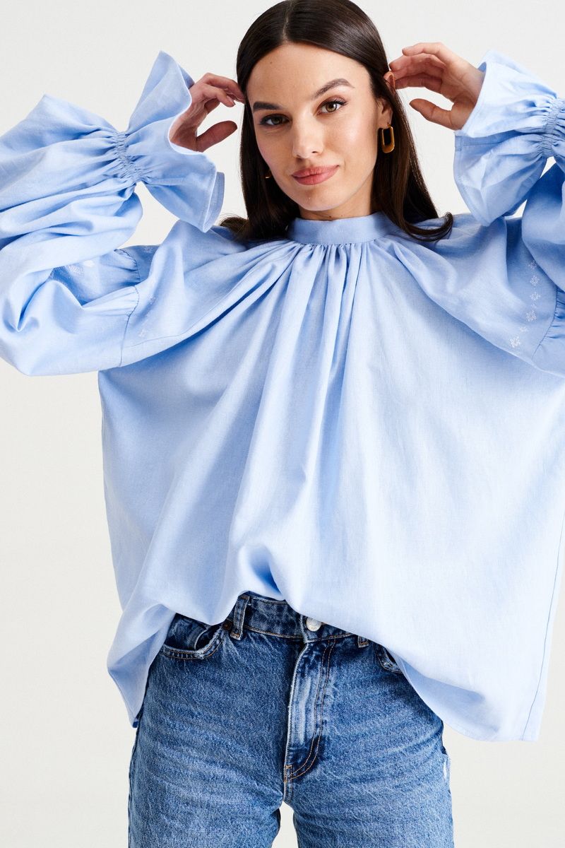 Блузы MUA 46-583-blue