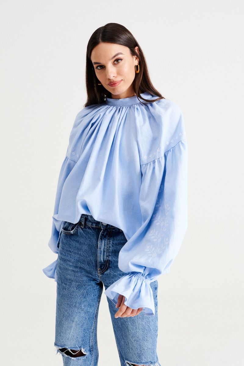 Блузы MUA 46-583-blue